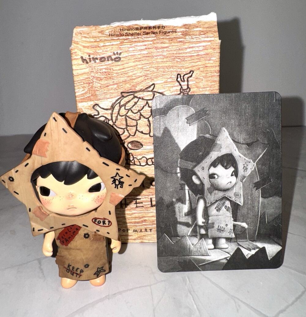 POP MART Hirono Shelter Series Confirmed Blind Box Figure Toy Doll Warrior
